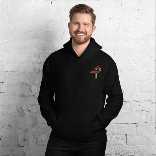 Embroidered Logo Hoodie